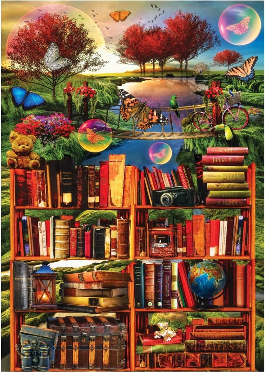 Puzzel 1500 Stukjes - Fantasie door Lezen - Groot Formaat 85x60 cm