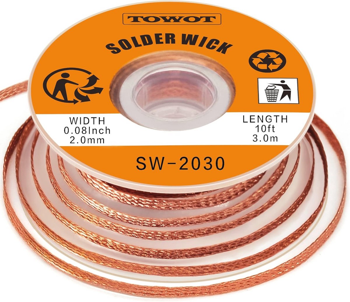 Desoldeerlont voor elektronische componenten - 20 mm x 3 m
