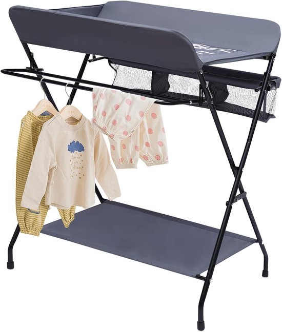 Aankleedmeubel / Commode Kinderopvang  Met Aankleedkussen En Verschuifbare Trap
