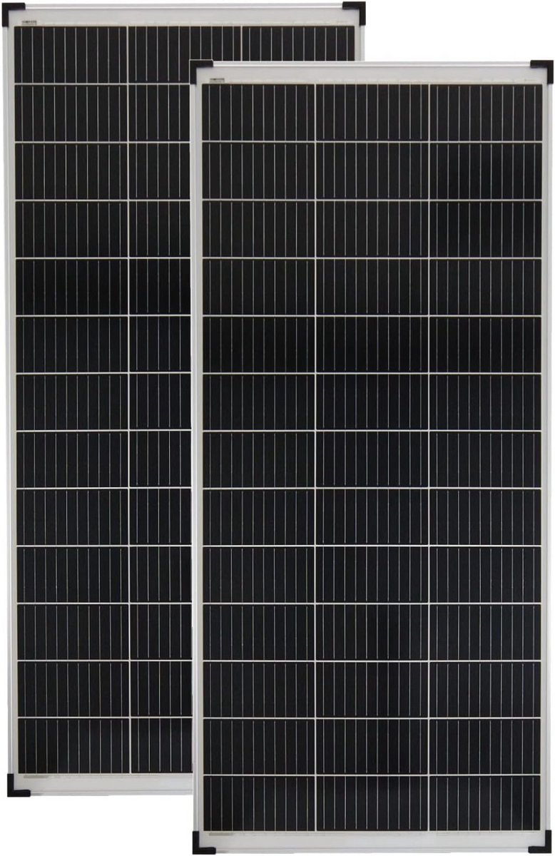 Zonnepanelen 165 Watt Mono - 2 Stuks Zonnecellen voor Duurzame Energie