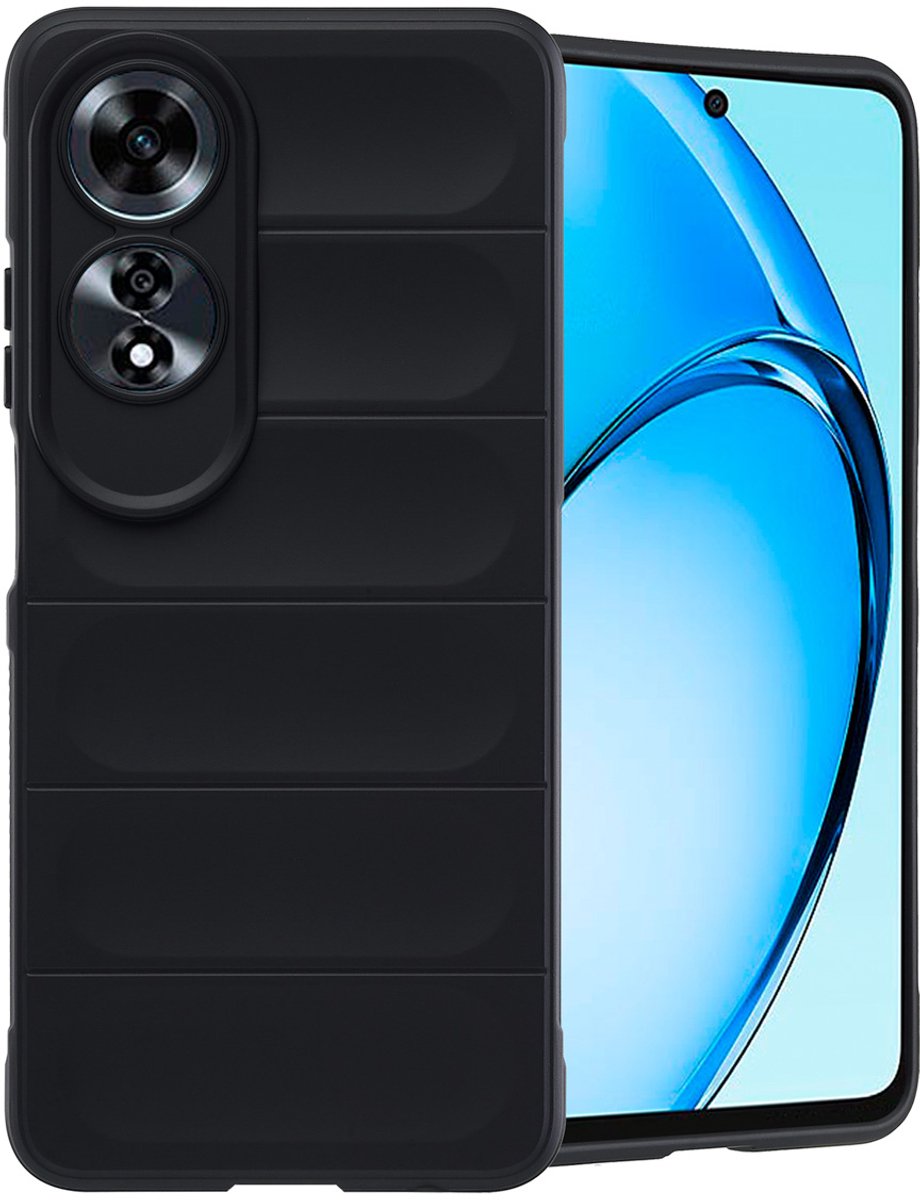 imoshion Hoesje - Geschikt voor Oppo A60 (4G) - EasyGrip Backcover - Zwart