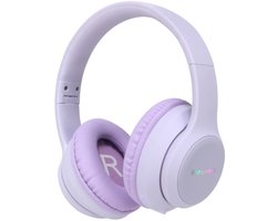 imoshion Kinder Koptelefoon LED - Bluetooth en Decibelbegrenzer - Draadloze Koptelefoon Kinderen