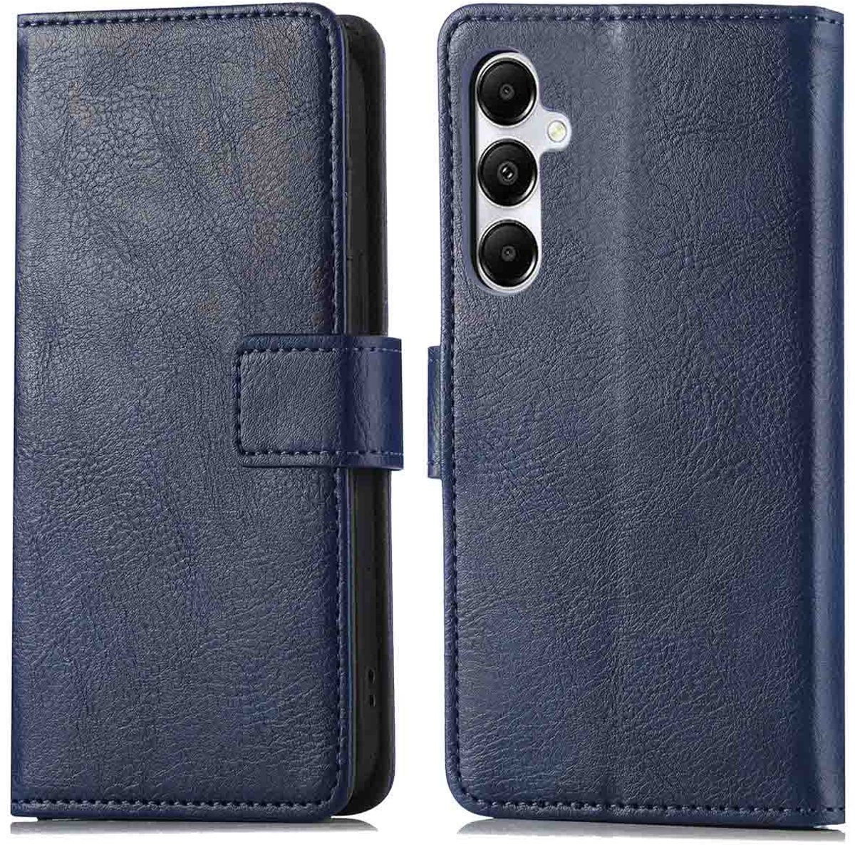 imoshion Hoesje - Geschikt voor Samsung Galaxy A55 (5G) - Luxe Bookcase - Donkerblauw