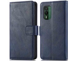 imoshion Hoesje - Geschikt voor Nokia XR21 - Luxe Bookcase - Donkerblauw
