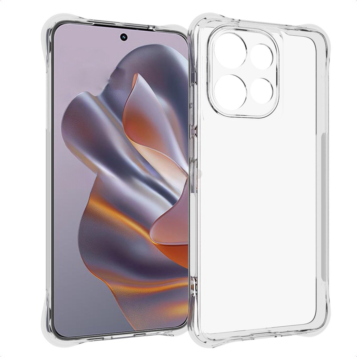 Accezz Hoesje - Geschikt voor Motorola Edge 60 Neo / Motorola ThinkPhone 25 / Motorola Edge 50 Neo - Clear Backcover - Transparant