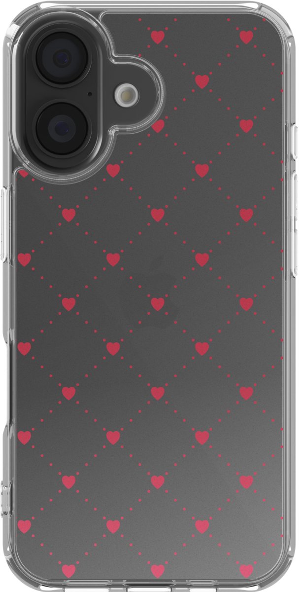 imoshion Hoesje - Geschikt voor Apple iPhone 16 - Design hoesje - Crush Check