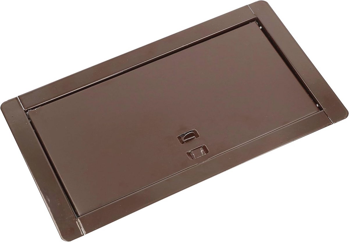 Schoorsteendeur bruin 13 x 26 cm - Perfecte keuze voor uw haard of kachel