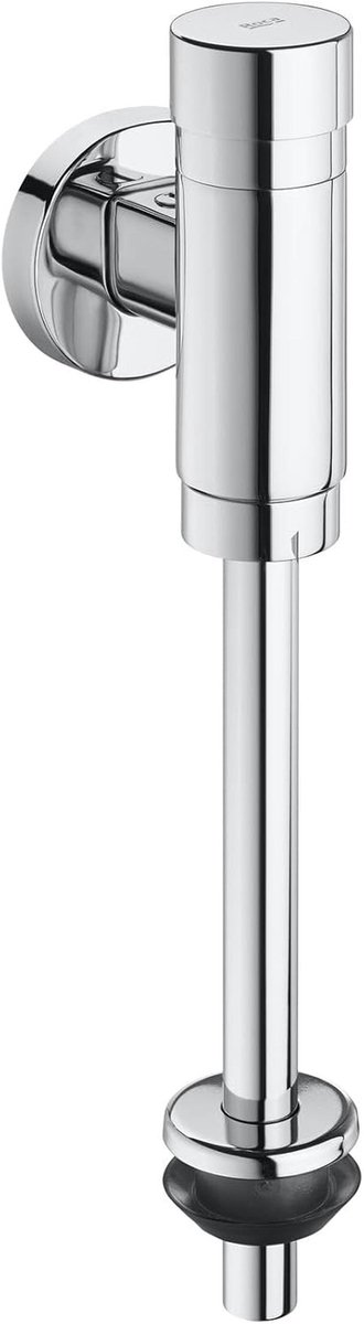 Buiten urinoir met drukknop en wandbediening, 1/2 inch waterstroomkraan