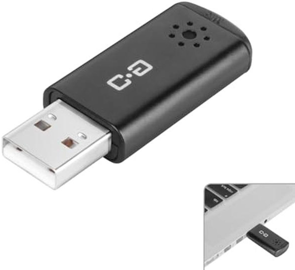 Draagbare USB-microfoon voor Laptop en Desktop - Hoge Gevoeligheid en Plug-and-Play