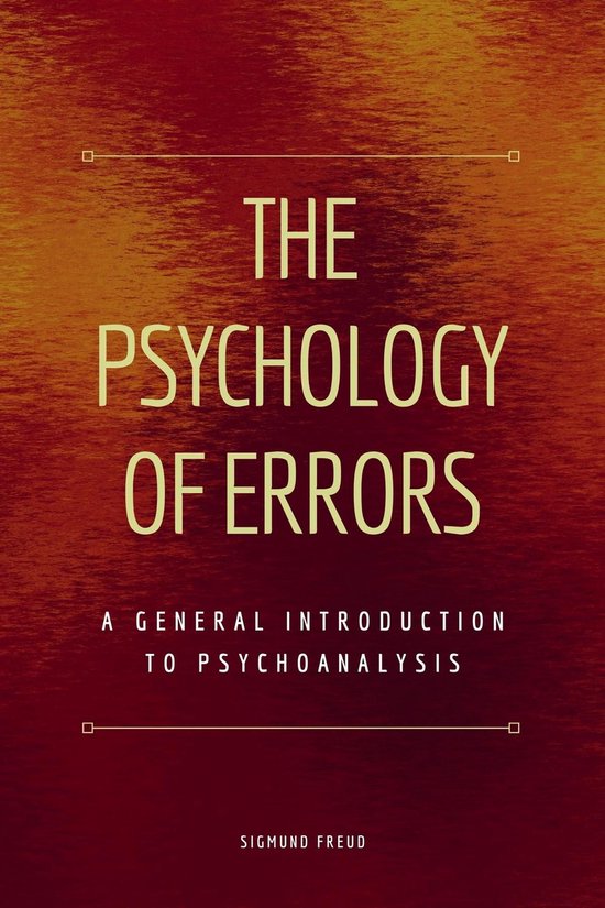 The Psychology of Errors - cover