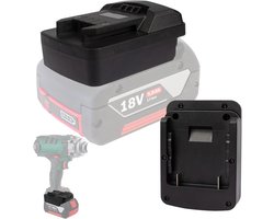 Batterijvervanger - Adapterconverter - geschikt voor PARKSIDE 18V Li-ION accu en - geschikt voo Parkside 20V XTeam Li-ION accu voor elektrisch gereedschap (accu niet inbegrepen)