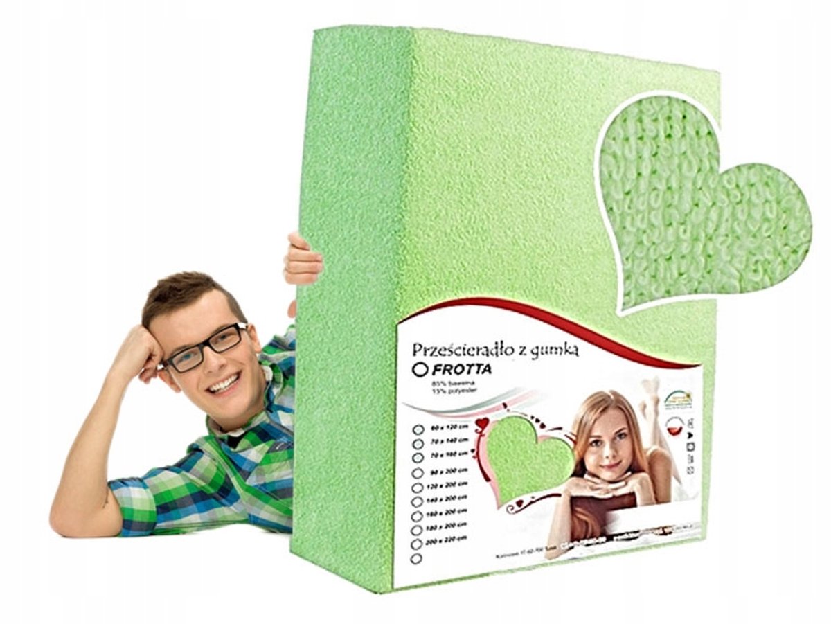 Hoeslaken Frotte 200x200cm met Elastiek - Zacht & Duurzaam