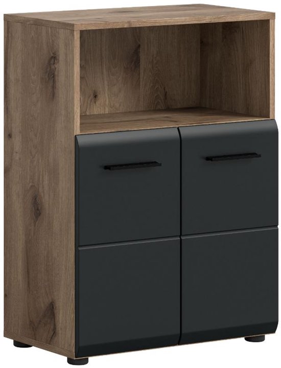 mongardi W2016 Kast van hars van pvc en PP, 1 deur, 1 plank, eenvoudige montage, modulair systeem, robuust, geschikt voor binnen en buiten, 34 x 40 x 85 cm (l x d x h
