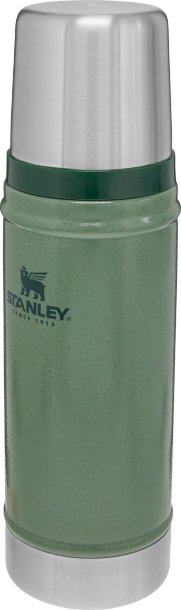Stanley Classic Legendary Thermosfles 0.47L - Houdt 15 Uur Warm Of Koud - Lekvrij - Vaatwasserbestendig - BPA-Vrij - Voor Koffie, Thee en Meer - Roestvrijstalen Thermoskan - Hammertone Green – foto 7
