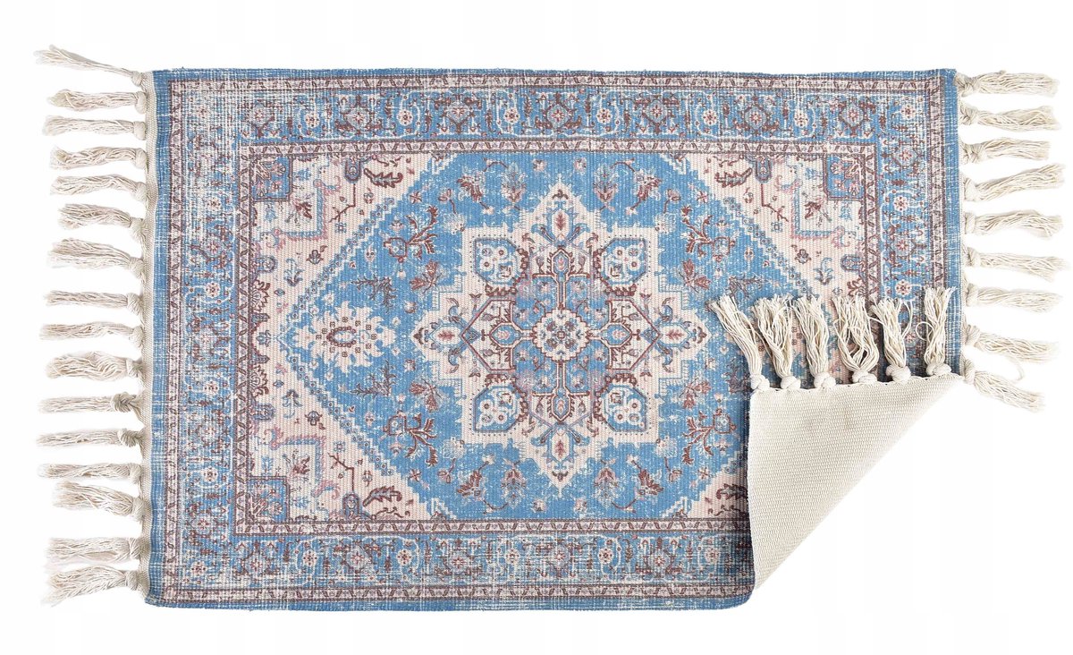 Orient vloerkleed Blauw 90x60cm - Mondex