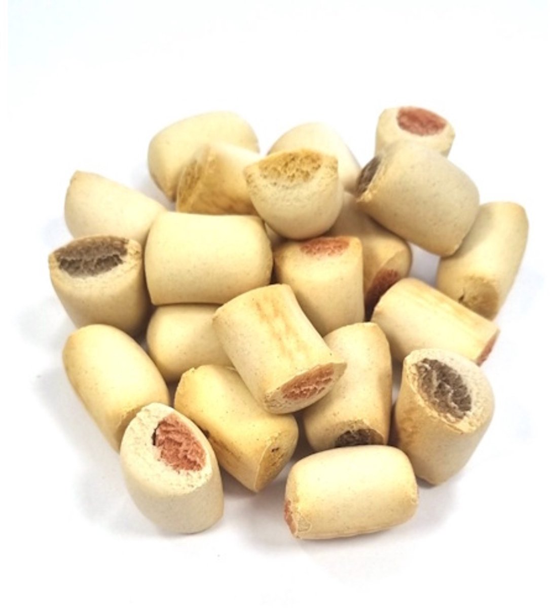 Zoolekker Mergpijp Mix hondensnack - knapperige koekjes met rund, zalm en kip 10KG