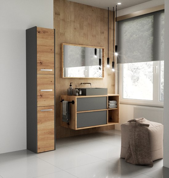 Colonne de salle de bain Sara S33 ANTHRACITE ARTISAN