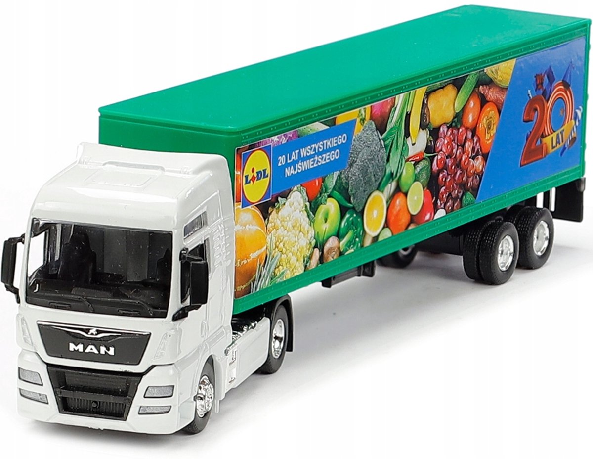 Merلوze Metalen Vrachtwagen met Container, Schaal 1:64