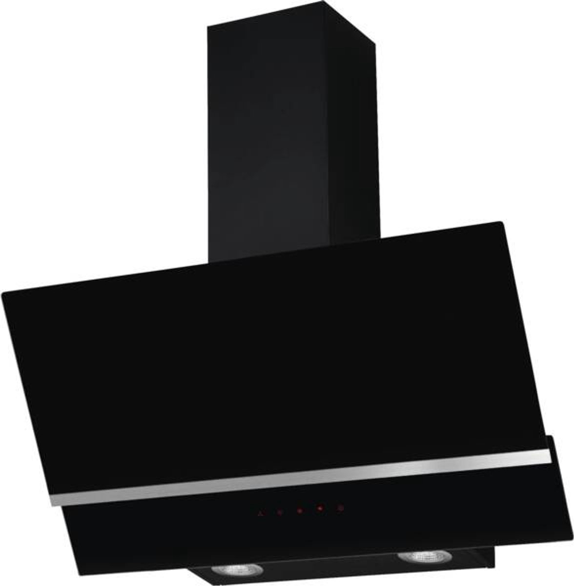Amica KHF 604 611 S | Afzuigkap | Zwart | Schuin | 90 cm