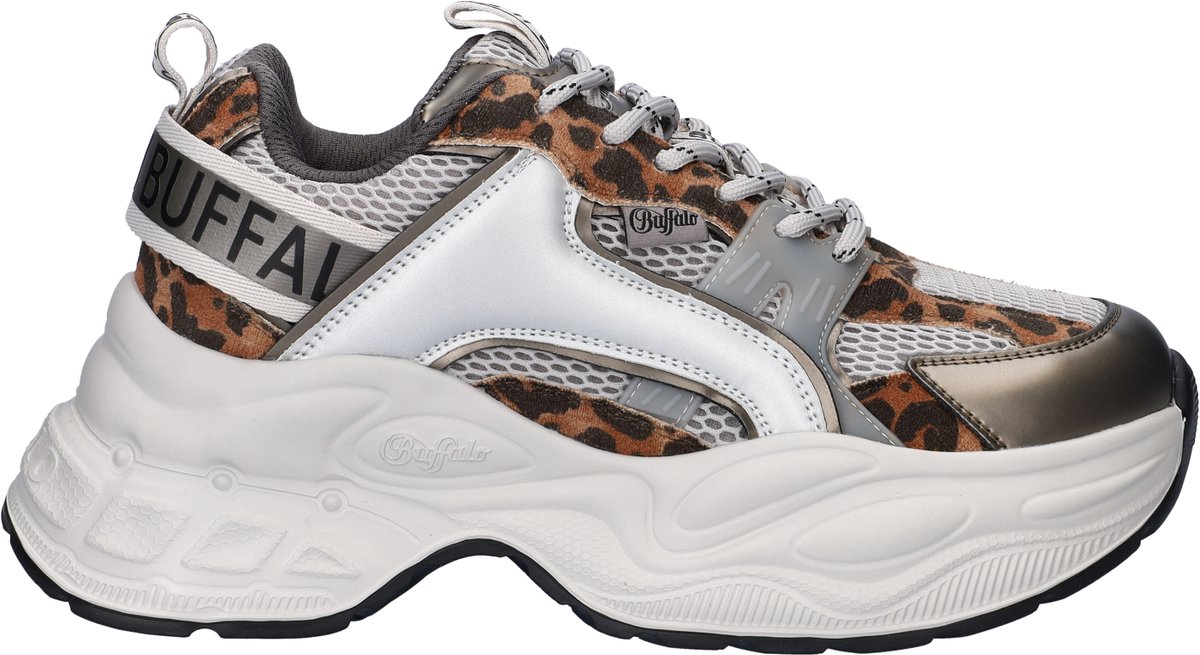 Buffalo Yuno One dames sneaker - Wit multi - Maat 39