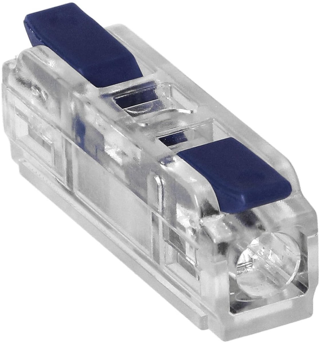 Dubbelzijdige aansluitklem voor kabelverbindingen - Geschikt voor 0.75-4mm² draden (10 stuks)