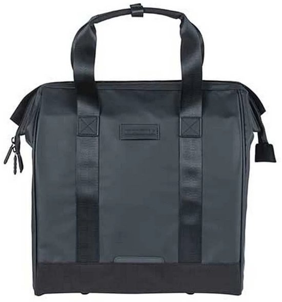Basil Grand Tarpaulin Fietsshopper - enkele fietstas - 23 Liter - Zwart van Basil — afbeelding 3
