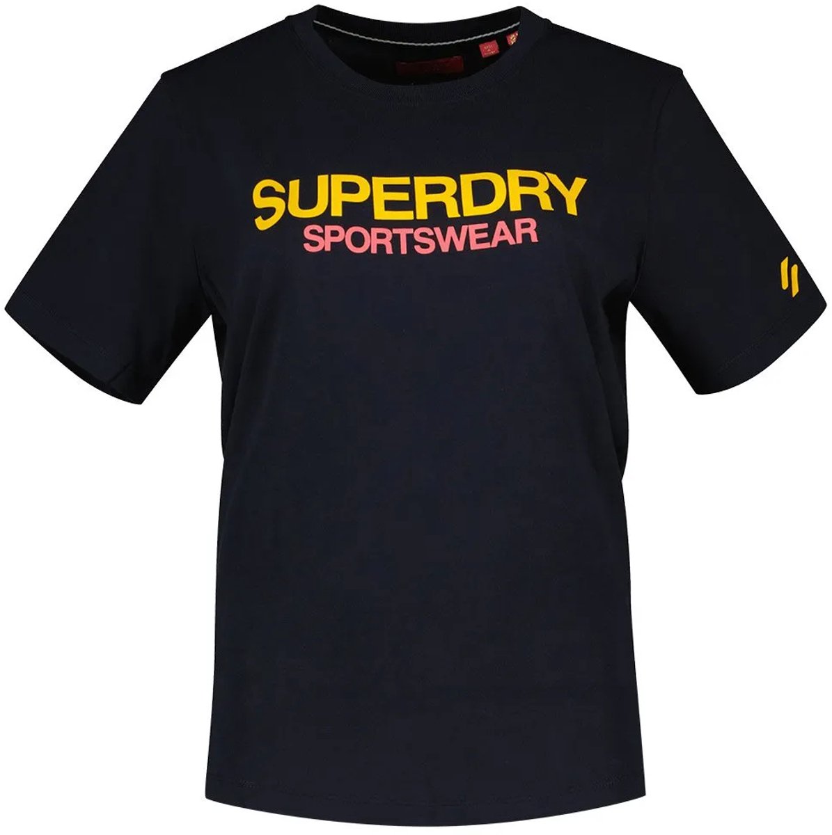 Superdry Sportwear Logo T-shirt met losse pasvorm Dames T-shirts Marineblauw