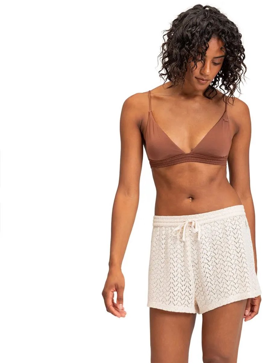 Roxy Sunset Riders Korte Broek L Vrouw Tapioca