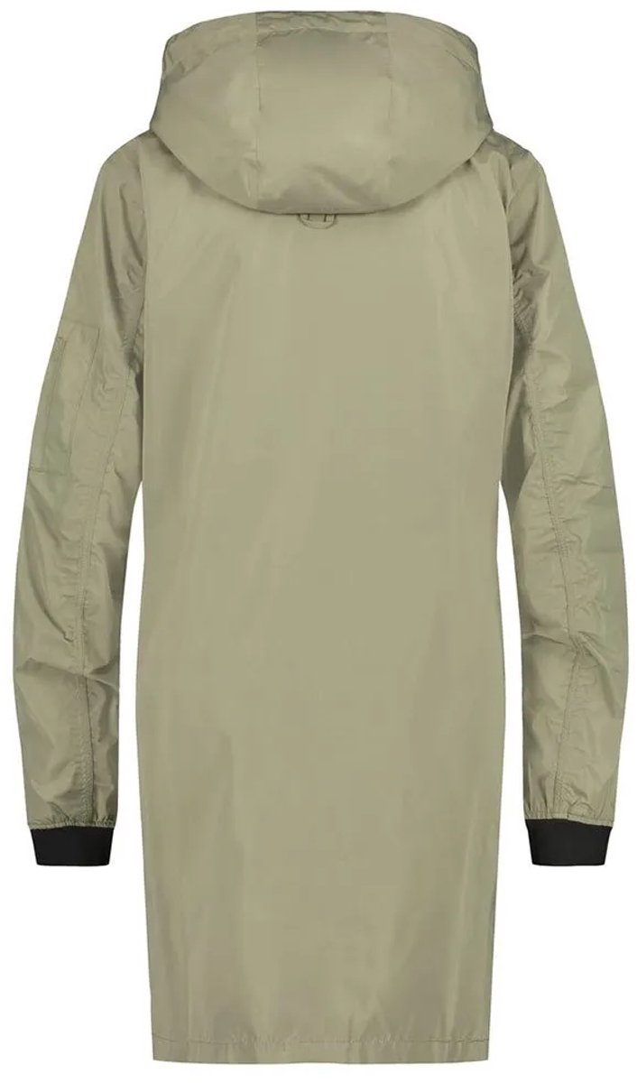 AGU Long Bomber - Regenjas Dames - Damesregenjas - Waterdicht Poray 5000 - Ademend - Neopreen manchetten - Groen - XL — cadeau in Sport & Outdoor - foto 2