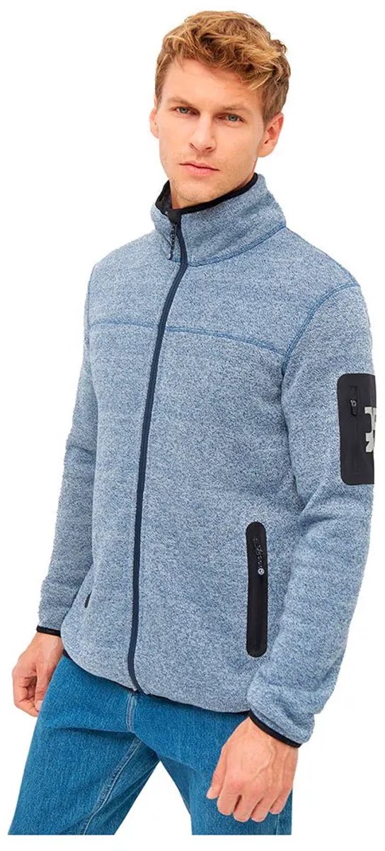 Sea Ranch Sidney Fleece Met Volledige Rits Blauw 3XL Man