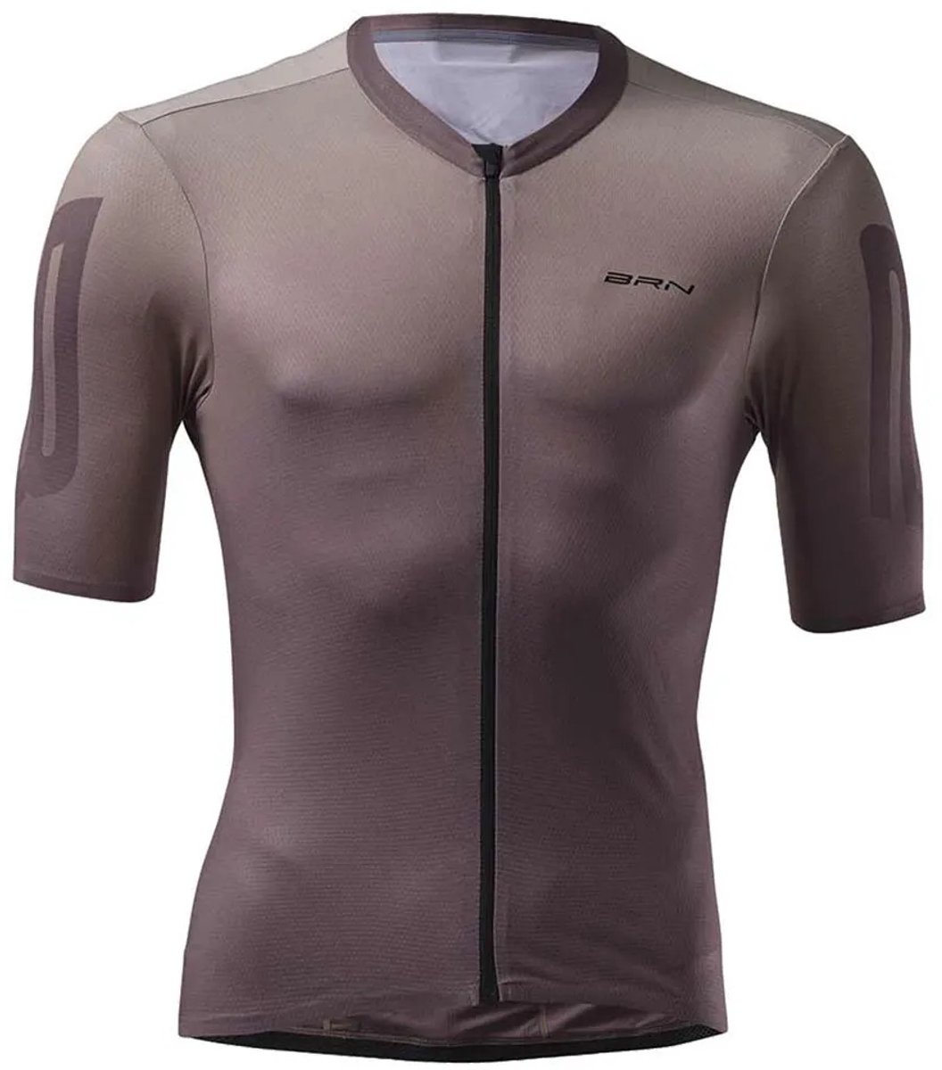 Brn Fade Korte Mouw Wielertrui Beige M Man