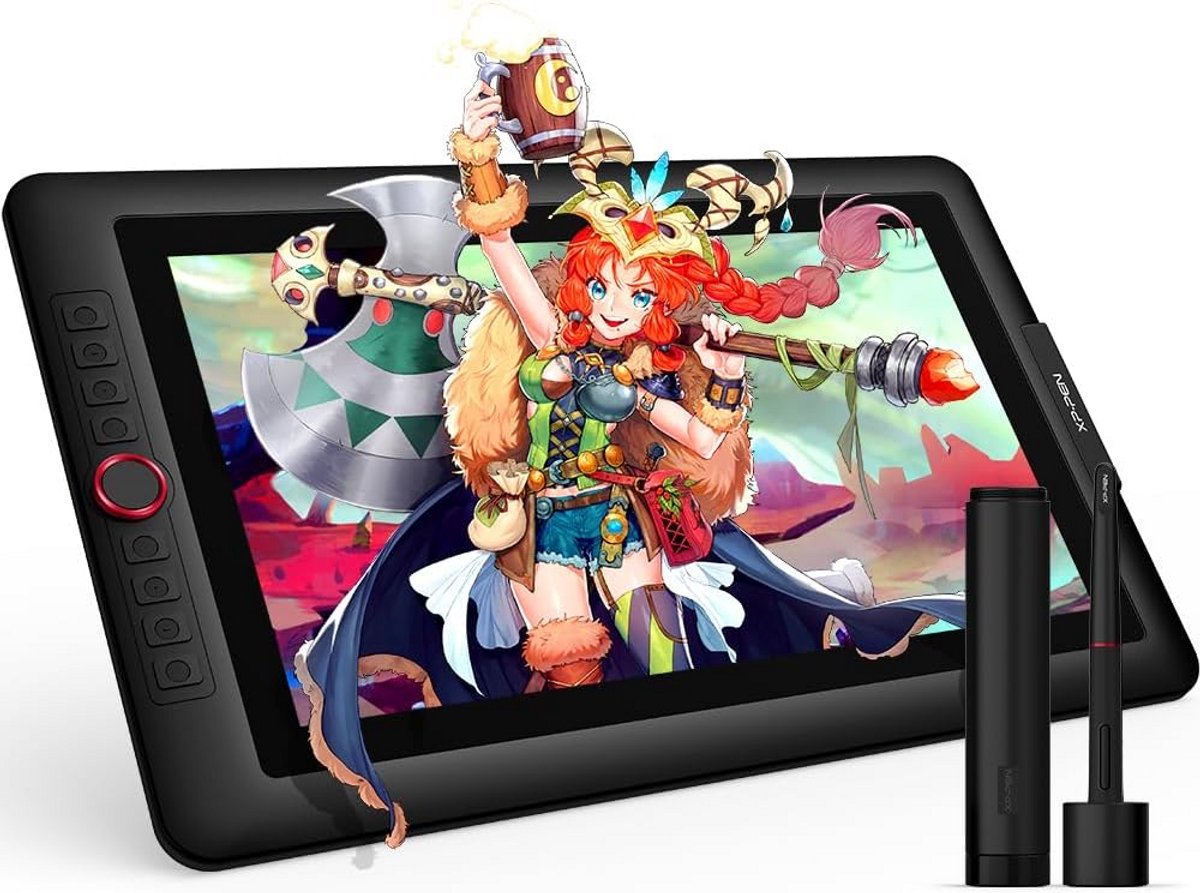 Grafische Tablet 15.6-inch Volledige Laminering Full HD IPS-Scherm met 8192 Niveaus Pen-druk