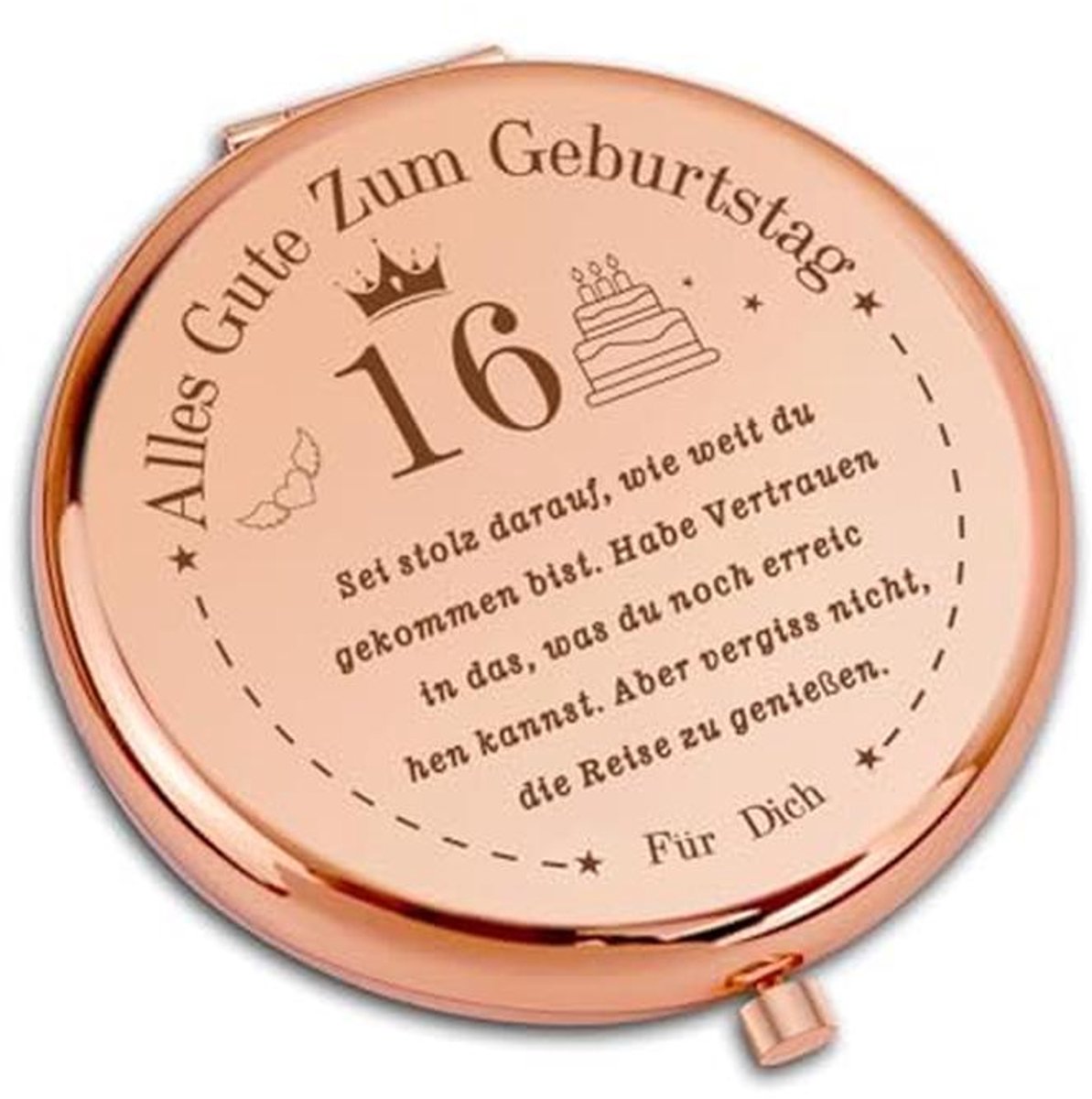Compacte make-up spiegel voor 16e verjaardag - Perfect cadeau voor meiden