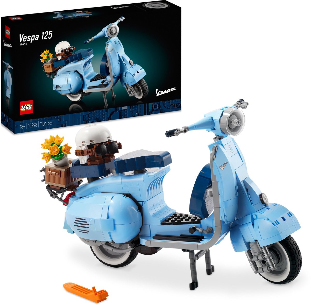 LEGO Vespa 125 Scooter bouwbare modelbouwset voor Volwassenen - 10298 — afbeelding 6