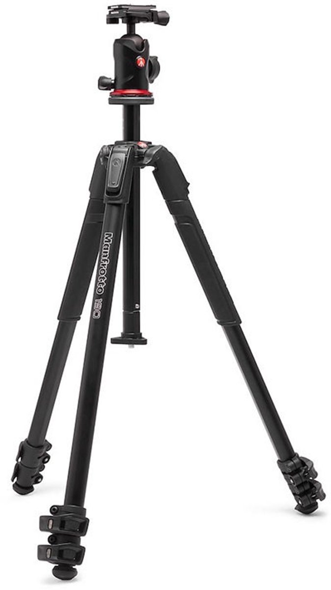 Manfrotto 190X alu tripod kit with AS Balhoofd