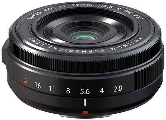 Fujifilm XF 27mm f/2.8 R WR – zwart