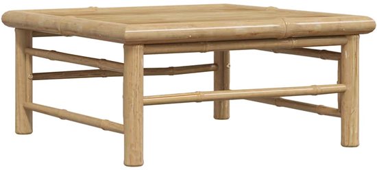 vidaXL - Tuintafel - 65x65x30 - cm - bamboe