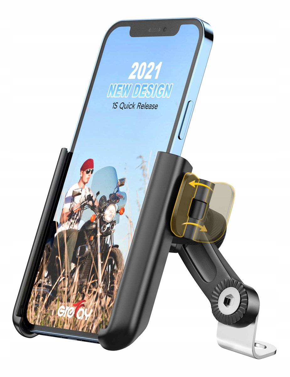 Motorfiets Telefoonhouder 3,5-7 Inch Universeel Verstelbaar