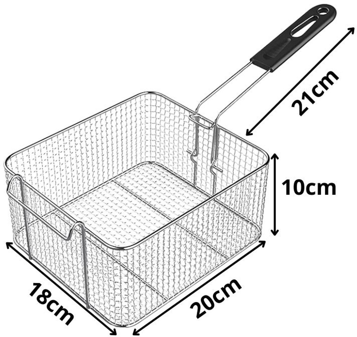 Elektrische Friteuse 6 Liter – 2500W RVS Frituurpan met Thermostaat 60–200°C – Professionele Friteuse voor Thuiskoken & Horeca – friteuse tefal –73699 thumbnail 4