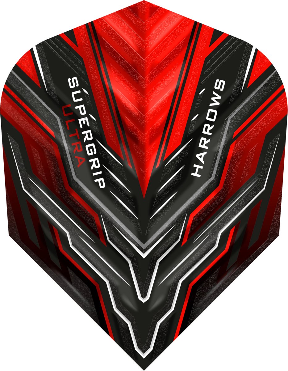 Harrows Supergrip Ultra Red - Dart Flights