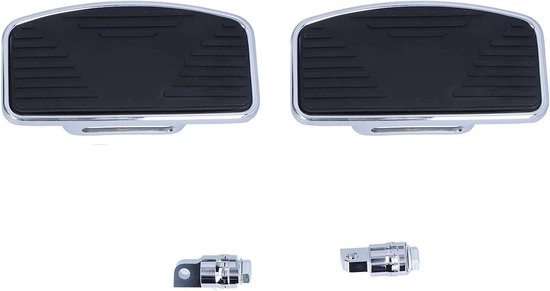 Universele Motorfiets Opvouwbare Voetsteunen Set - 2 Stuks Aluminium Passagier Pedaal Achter Voetsteun Deel