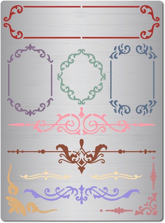 Herbruikbare stencils voor schilderen op hout, A4 29 cm rozen bloemen tekening stencil sjablonen voor scrapbooking kunstbenodigdheden muur decor C