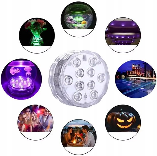 LyLmLe LED Zwembadlampen PAR56 18W Onderwaterverlichting, IP68 Waterdicht, 1440lm, 12V AC/DC, 3000K Warmwit