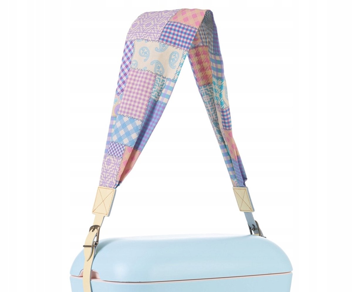 Polarbox Patchwork Tekstiel Koelbox Band - Geel