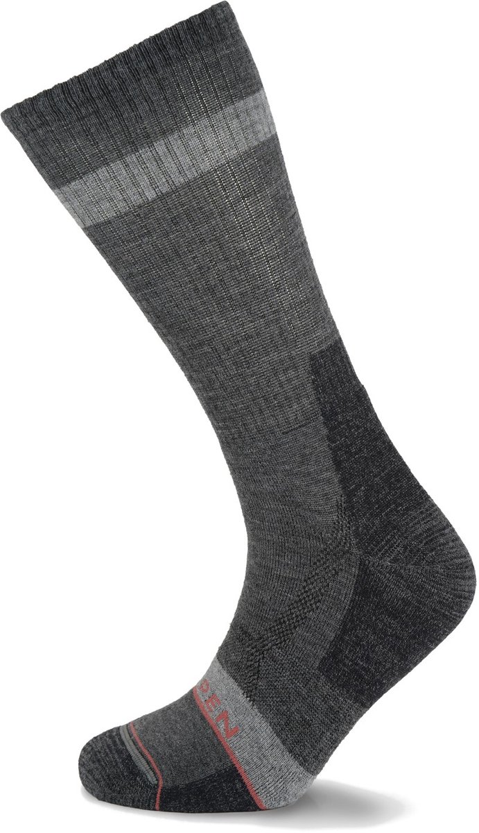 LORPEN Merino Hike Midweight Crew Wandelsokken – Dames 38-41 Grijs
