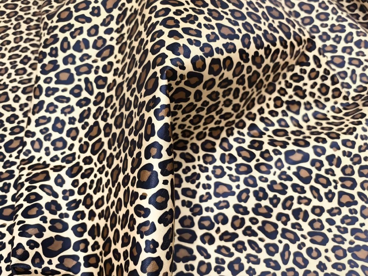 600D Heavy-Duty Waterproof 600g Canvas Fabric Outdoor Tarpaulin Cover - Leopard Print - 150cm x 100cm - Duurzaam en Weerbestendig