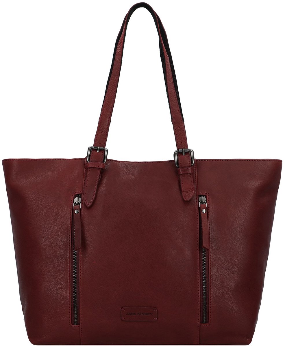 Jack Kinsky Montreal Schoudertas Leer 34 cm - Dames - rot