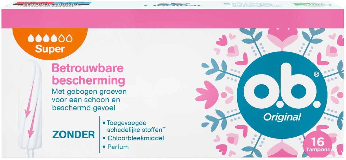 OB Tampons original super 16 Stuks