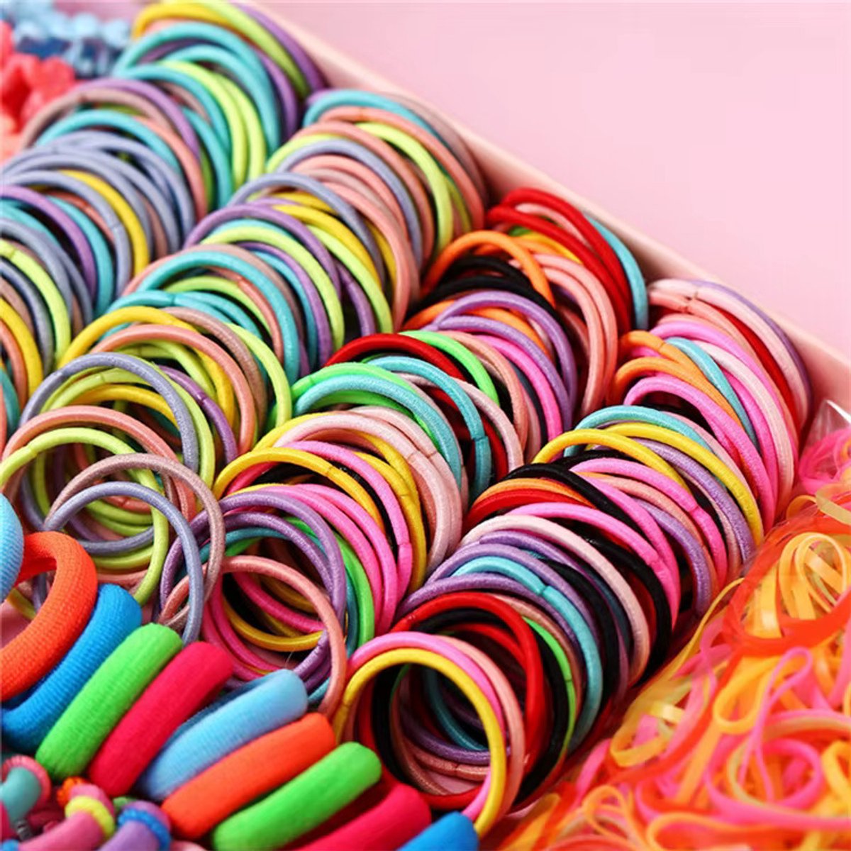 Meisjes Accessoires Giftbox – 780-delige Haaraccessoires Set - Haarelastiekjes - Clips, Speldjes & Elastiekjes - Kleurenmix — cadeau in Mode & Accessoires - foto 3
