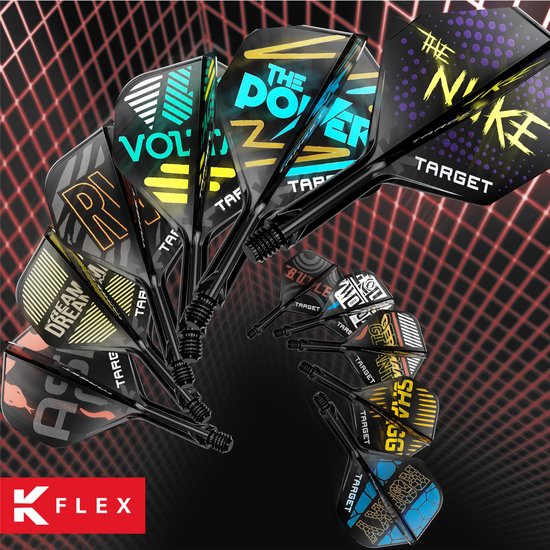 Target K-Flex Luke Littler NO2 - Dart Flights - Medium van Target — afbeelding 4